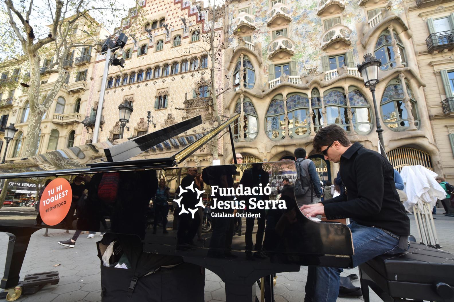Barcelona se llena de pianos gracias a Fundación Jesús Serra